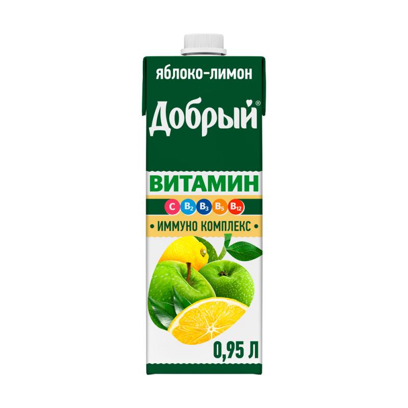 Напиток сокосодержащий "Иммуно Комплекс", Добрый, 0,95 л, в ассортименте