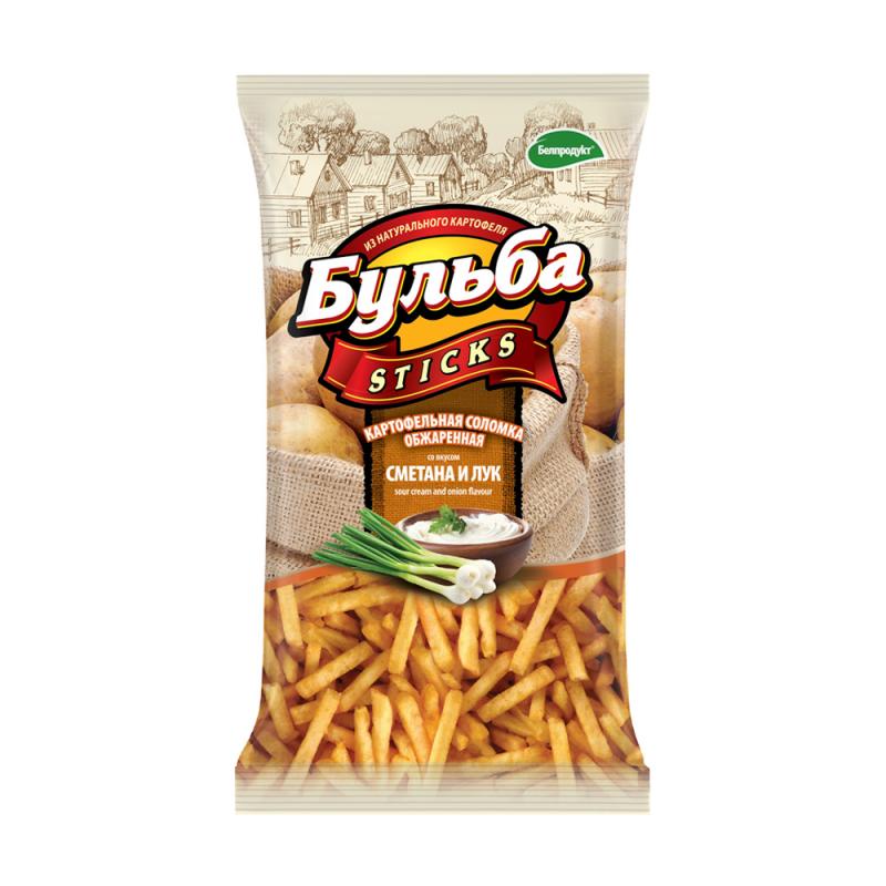Соломка из картофеля "Бульба Sticks", 75 г, в ассортименте