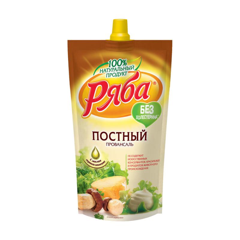 Соус майонезный "Постный", Ряба, 372 г