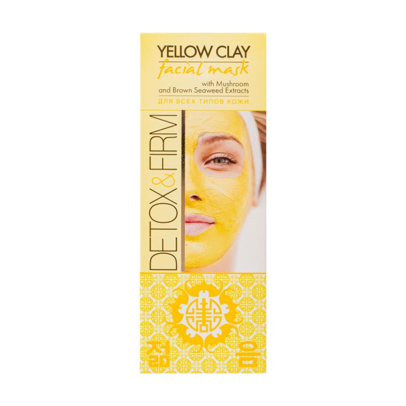 Глиняная маска для лица, DETOX & FIRM, 80 мл