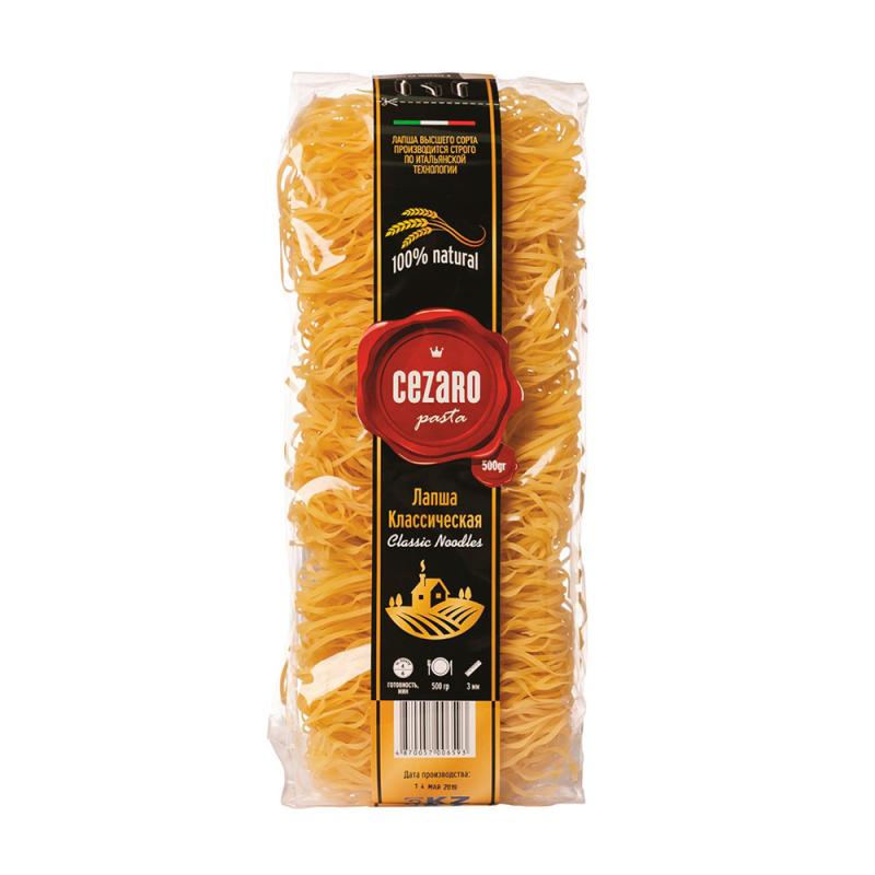 Лапша, Cezaro Pasta, 500 г, в ассортименте