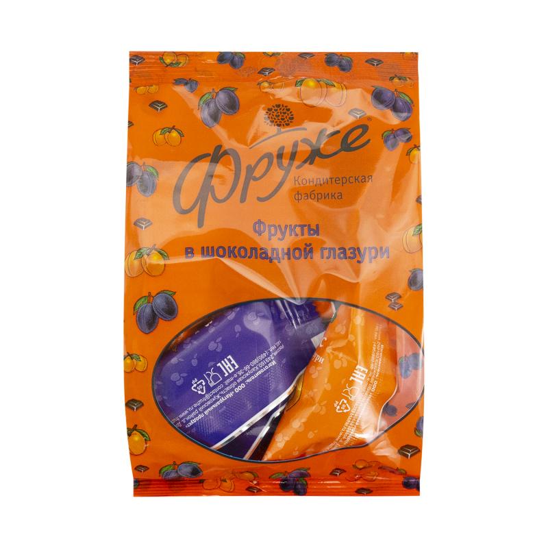 Конфеты "Фрукты в шоколадной глазури", Фруже, 200 г
