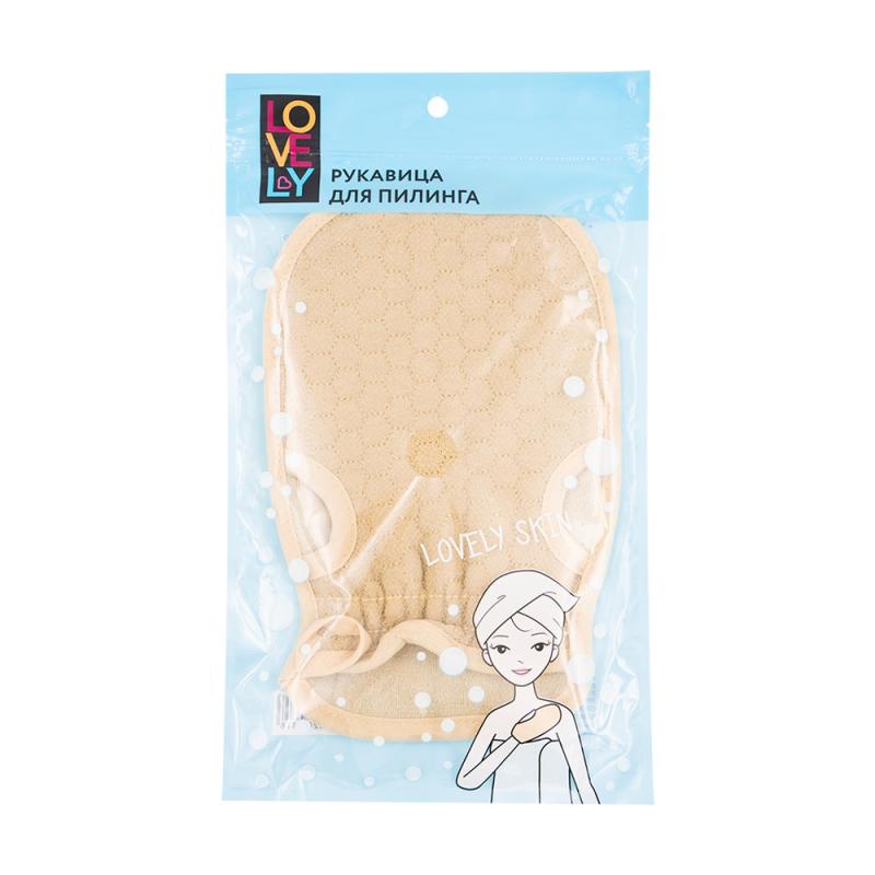 Рукавица для пилинга, Lovely, в ассортименте