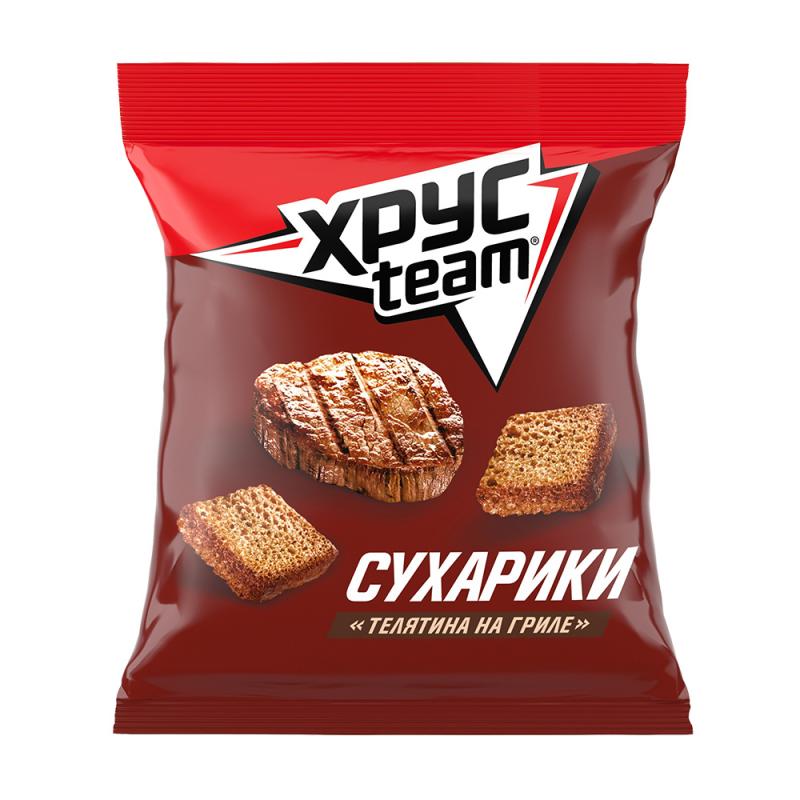 Сухарики, ХрусTeam, 75 г, в ассортименте