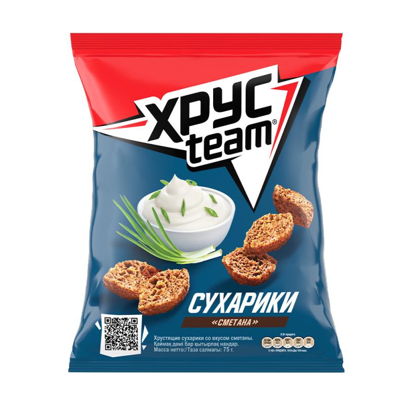 Сухарики, ХрусTeam, 75 г, в ассортименте