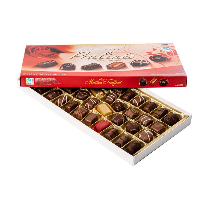 Шоколадные конфеты "Pralines", ассорти, 400 г