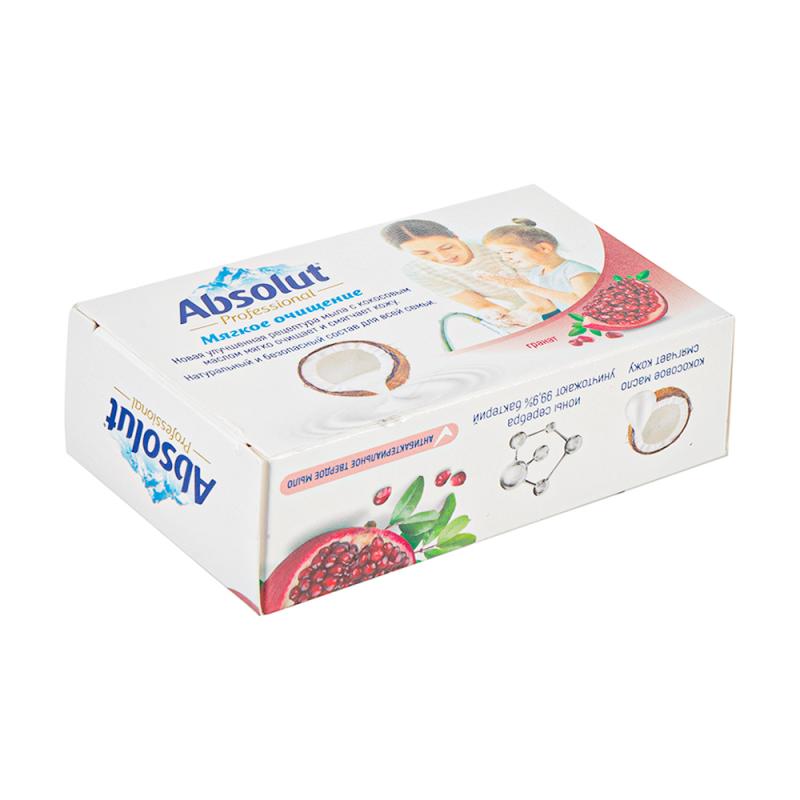 Крем-мыло твёрдое антибактериальное, Absolut Professional, 90 г, в ассортименте