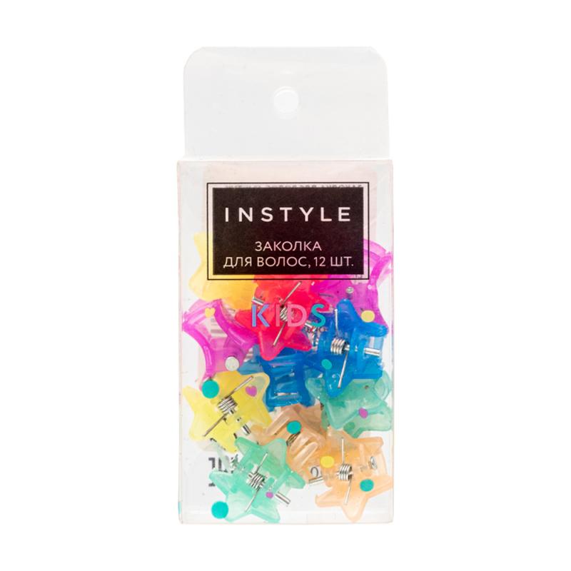 Заколка для волос, INSTYLE, 12 шт., в ассортименте