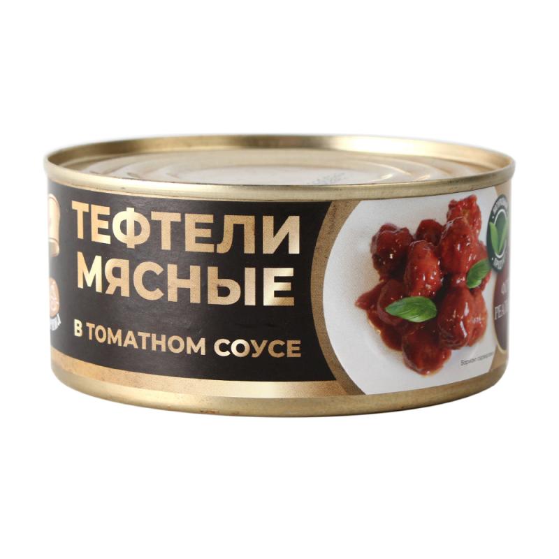 Консервы "Тефтели мясные в томатном соусе", 300 г