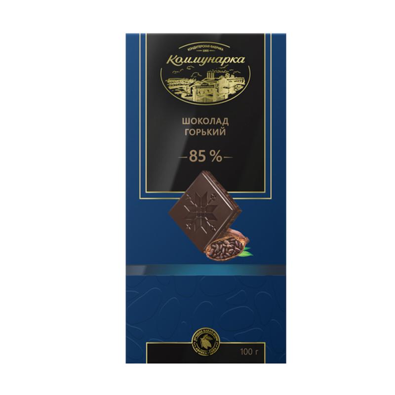 Горький шоколад, Коммунарка, 85%, 100 г