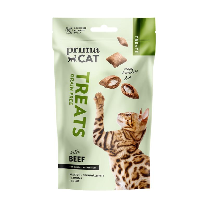 Хрустящие лакомства для кошек, PrimaCat, 40 г