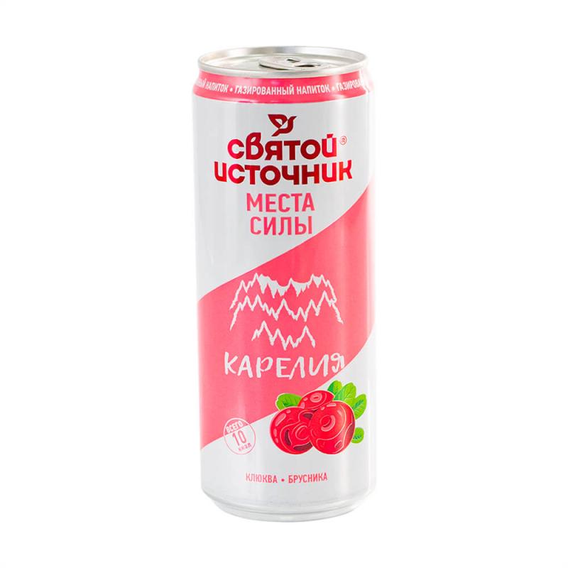 Напиток газированный "Места Силы", Святой Источник, 0,33 л, в ассортименте