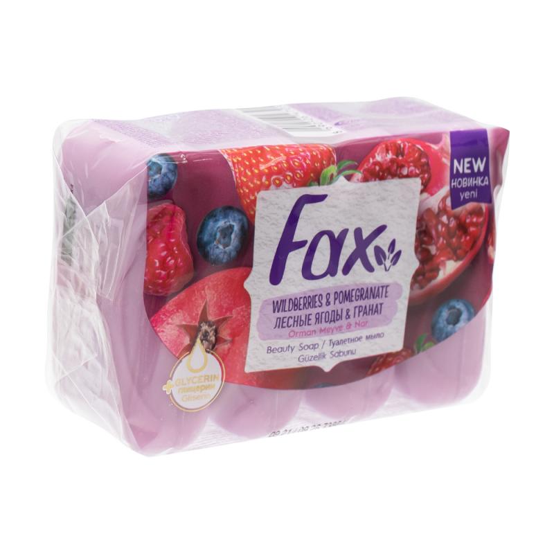 Туалетное мыло, Fax, 4 шт., 280 г, в ассортименте