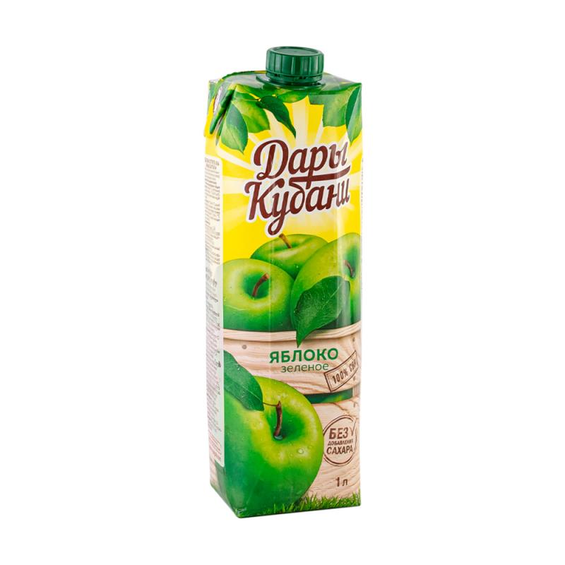 Сок, Дары Кубани, яблоко, 1 л