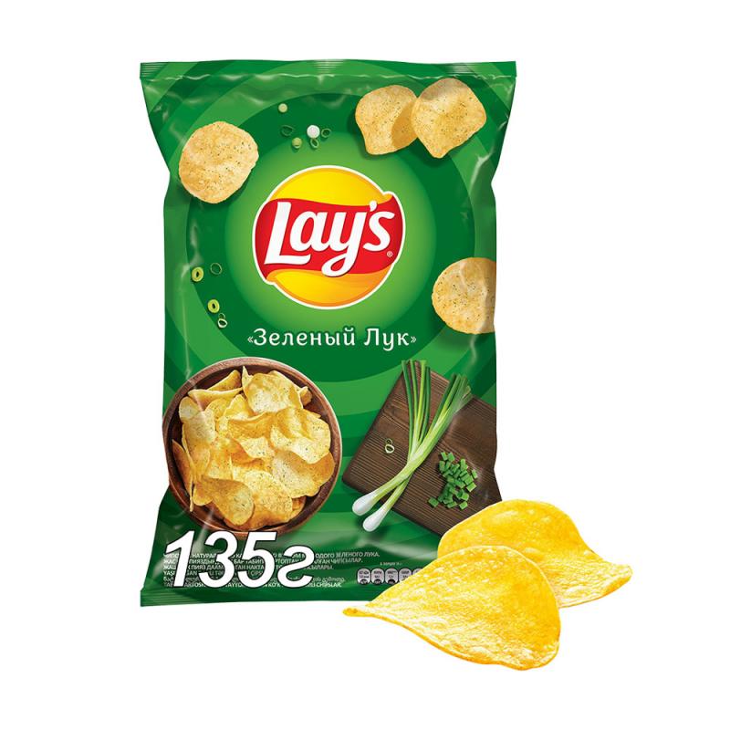 Картофельные чипсы, Lay's, 135 г, в ассортименте