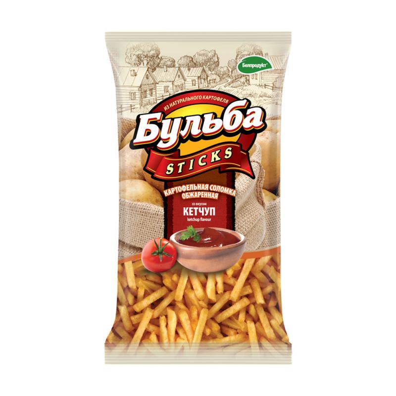 Соломка из картофеля "Бульба Sticks", 75 г, в ассортименте