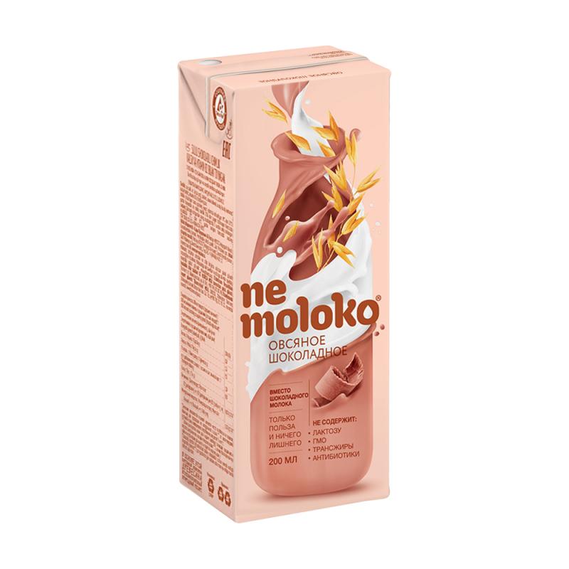 Напиток овсяный "Шоколадный", Nemoloko, 0,2 л