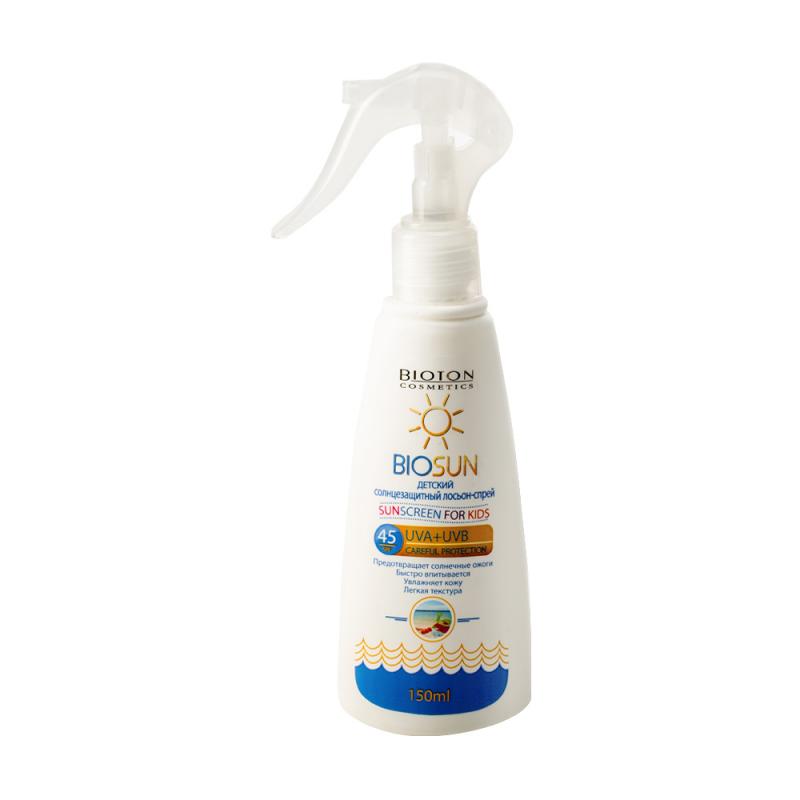 Детский лосьон-спрей солнцезащитный BIOSUN, SPF 45, 150 мл