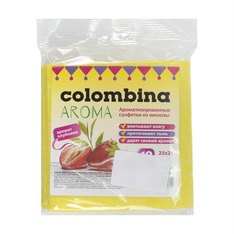 Набор ароматических салфеток "Aroma", Colombina, 25х25 см, 10 шт., в ассортименте