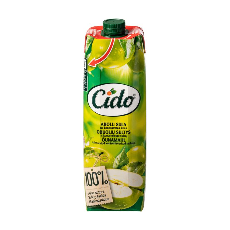 Яблочный сок, Cido, 1 л