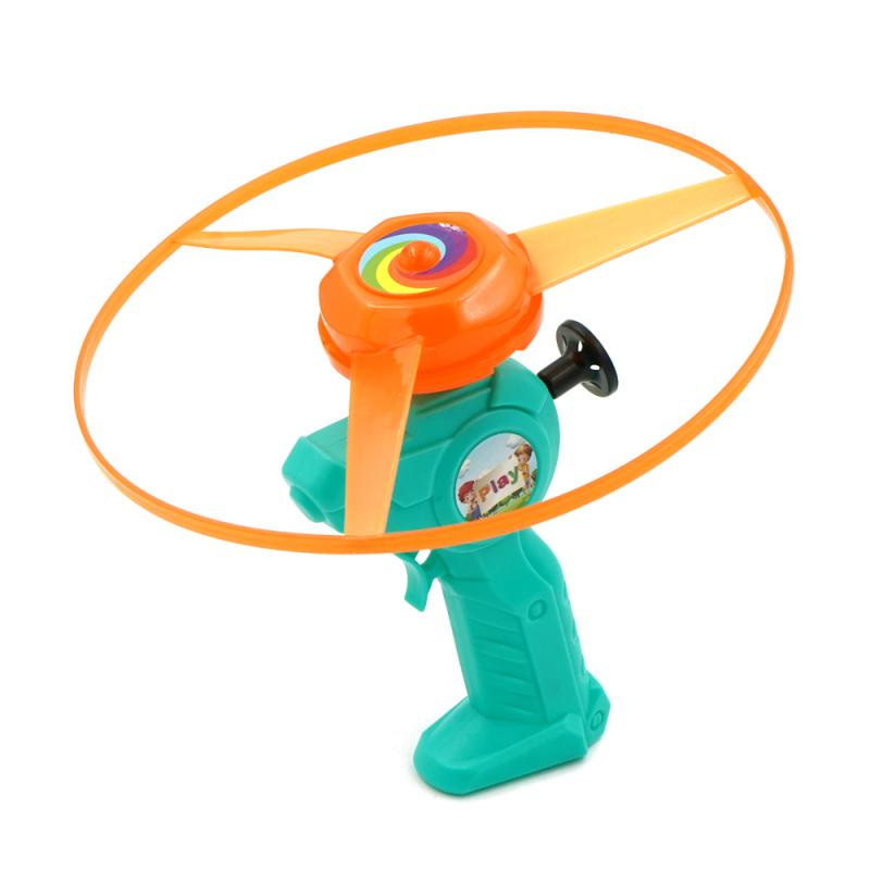 Игрушка "Летающий диск с пистолетом для запуска", Sport&Fun, в ассортименте