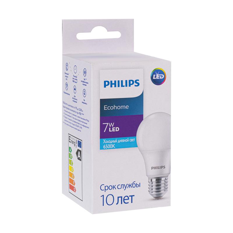 Лампа светодиодная, Philips, Е27, в ассортименте - купить в интернет ...