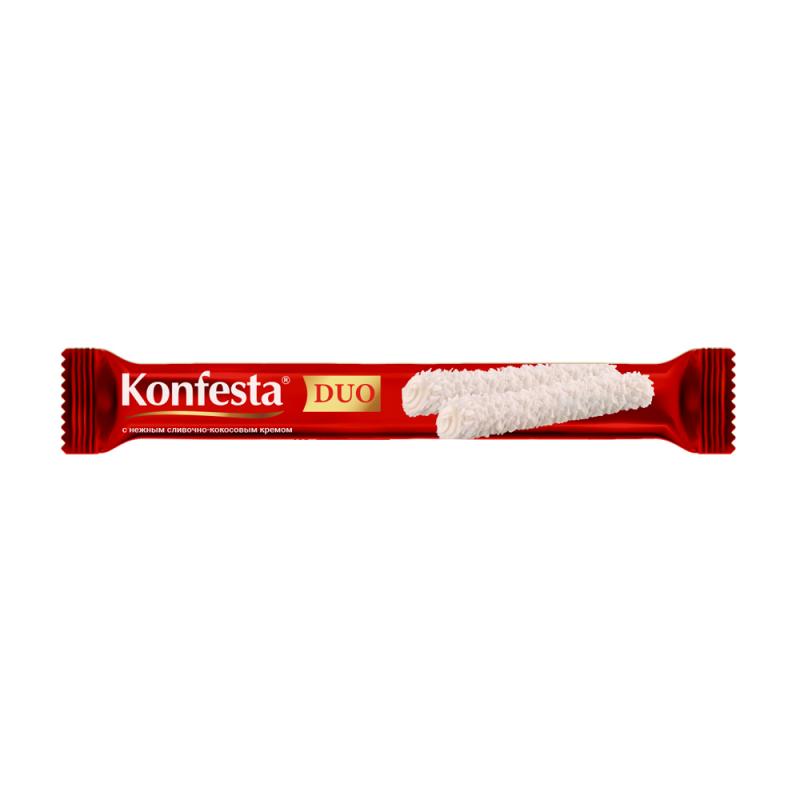 Конфета "Konfesta DUO", с кокосом, 36 г