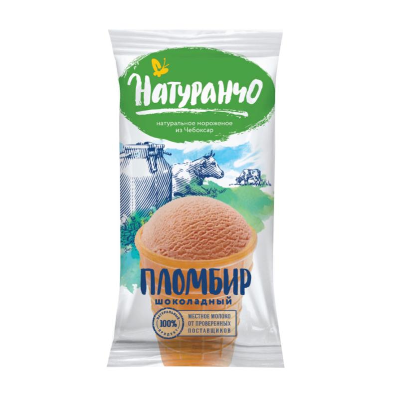 Пломбир шоколадный "Натуранчо", 70 г