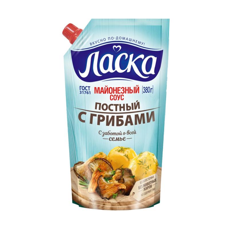 Соус майонезный "Ласка", постный, 380 г, в ассортименте