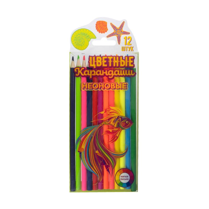 Цветные карандаши, Kid`s Fantasy, 12 шт., в ассортименте