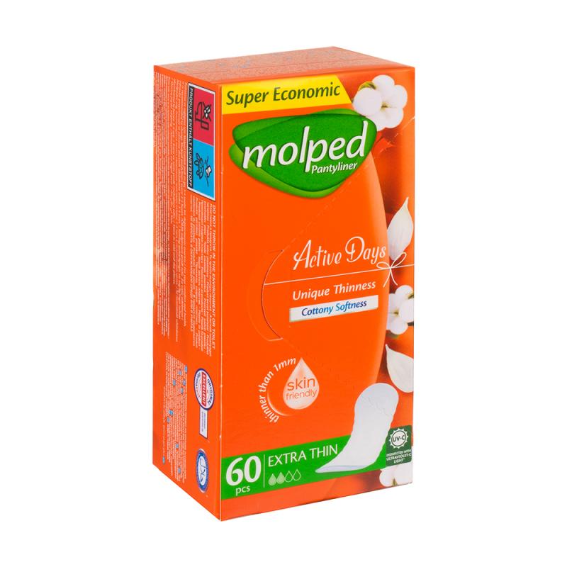 Ежедневный прокладки "Active days", Molped, 60 шт.