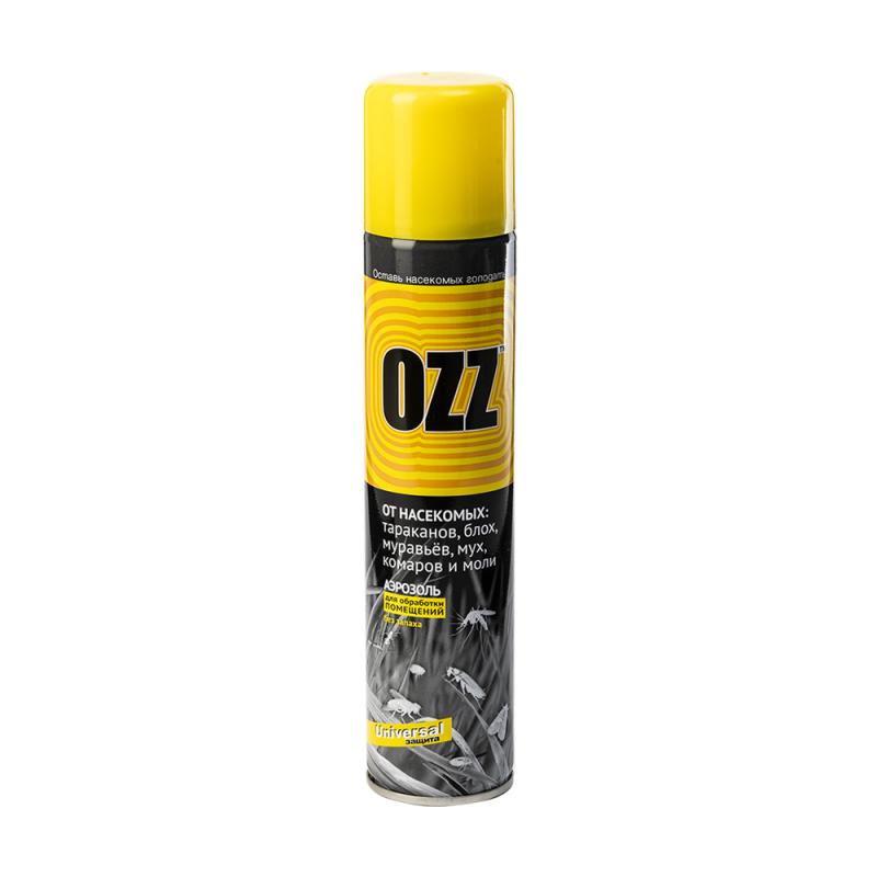 Аэрозольный спрей от насекомых, OZZ, 200 мл