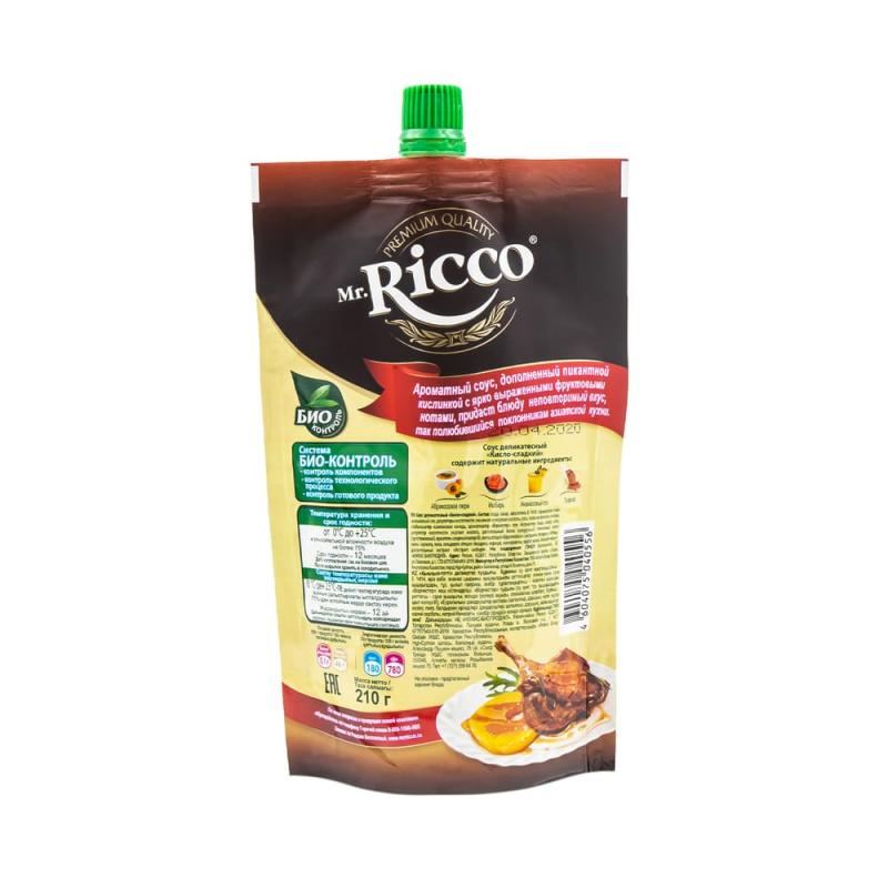 Cоус, Mr.Ricco, кисло-сладкий, 210 г