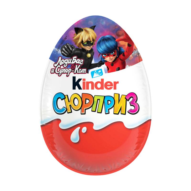 Шоколадное яйцо с игрушкой "Сюрприз", Kinder, 36 г, в ассортименте