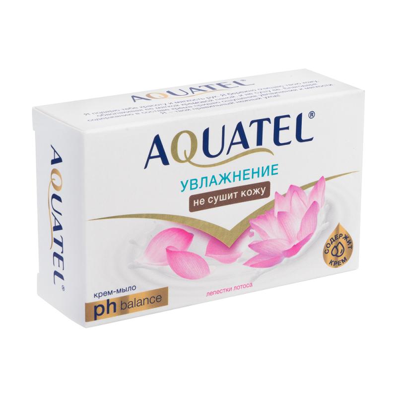 Крем-мыло, AQUATEL, 90 г, в ассортименте