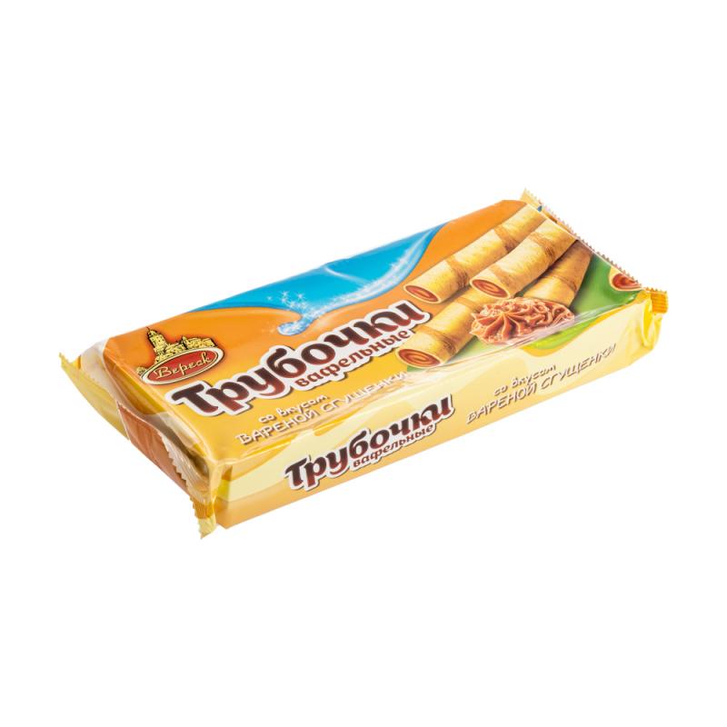 Вафельные трубочки, 180 г, в ассортименте