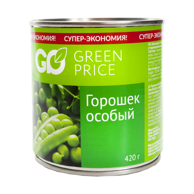 Горошек GREEN PRICE особый, 420 г