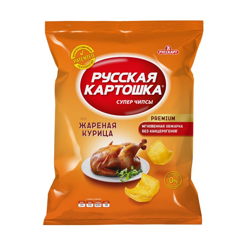 Чипсы, Русская картошка, 50 г, в ассортименте