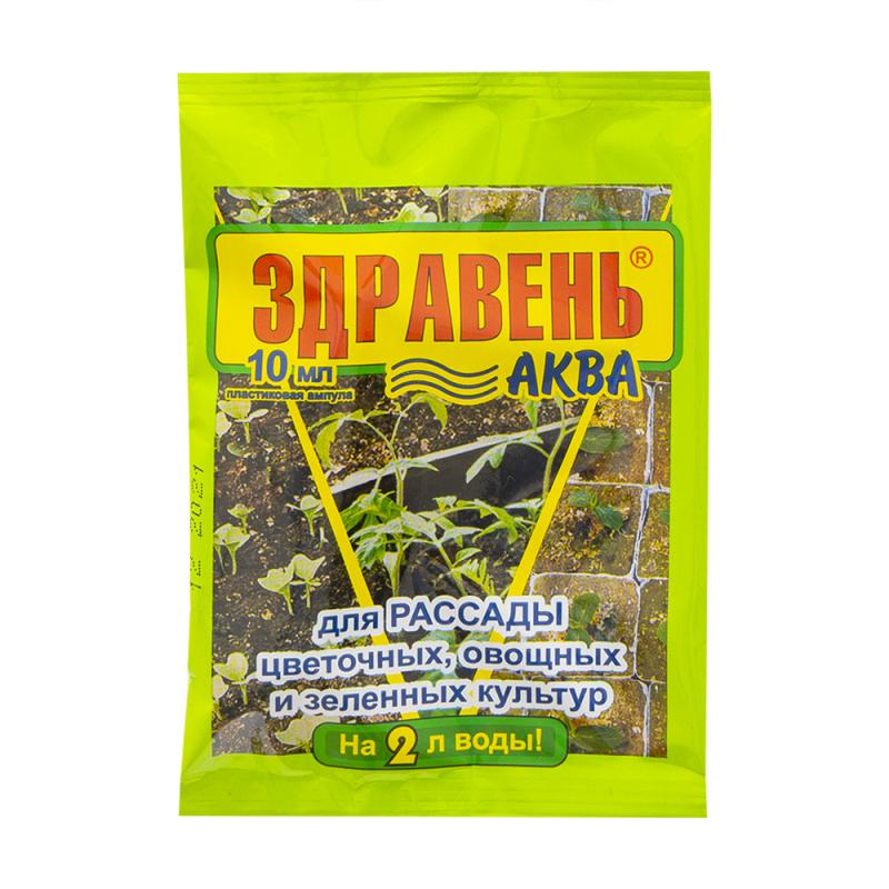 Органоминеральное удобрение "АКВА", Здравень, 10 мл, в ассортименте ...