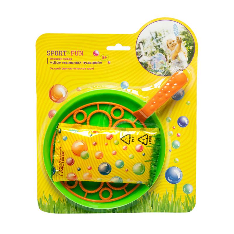 Игровой набор "Шоу мыльных пузырей", Sport&Fun, в ассортименте
