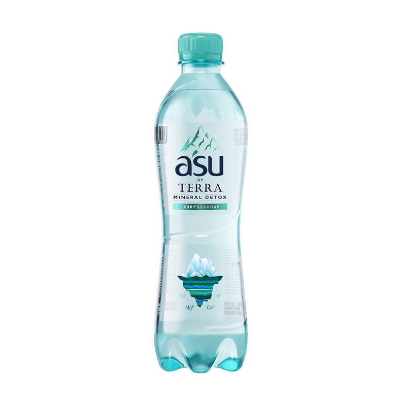 Газированная вода, A'SU, 0,5 л