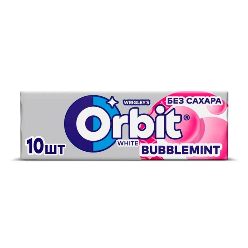 Жевательная резинка "Bubblemint", Orbit, 13,6 г