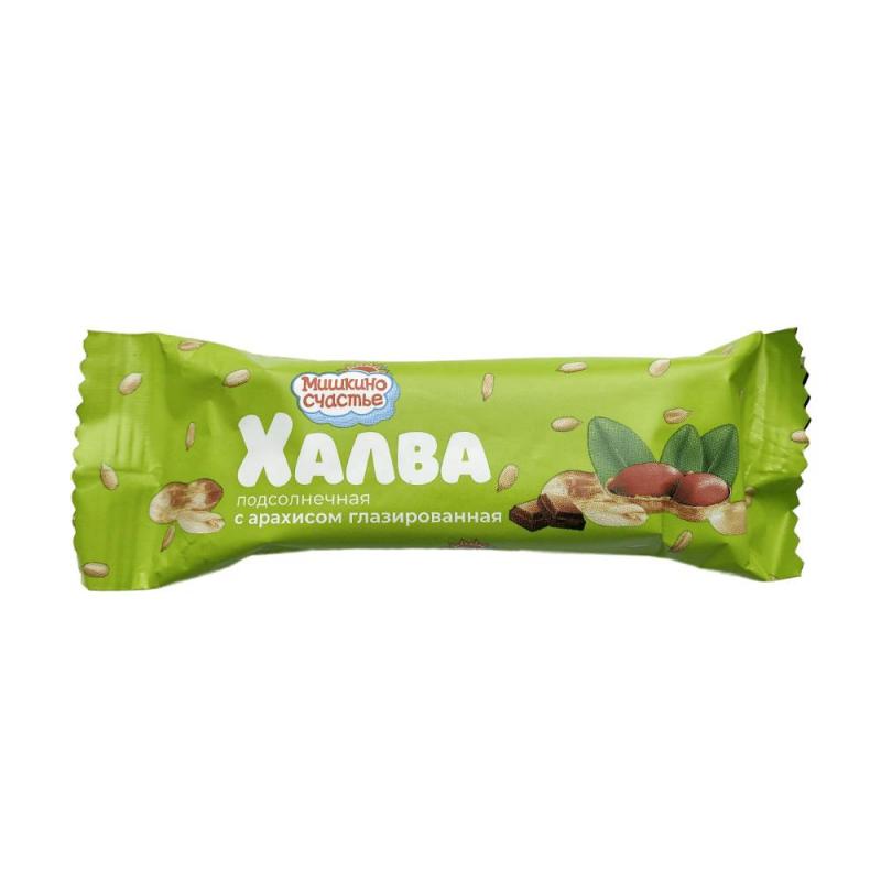 Халва подсолнечная, Мишкино счастье, 50 г, в ассортименте