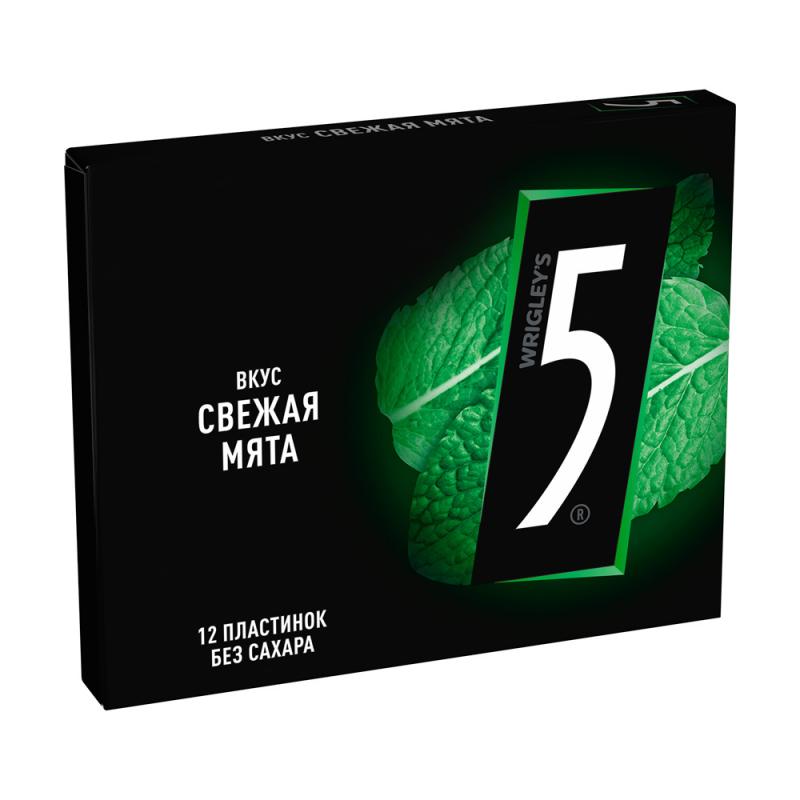 Жевательная резинка "Свежая мята", Five, 32,2 г