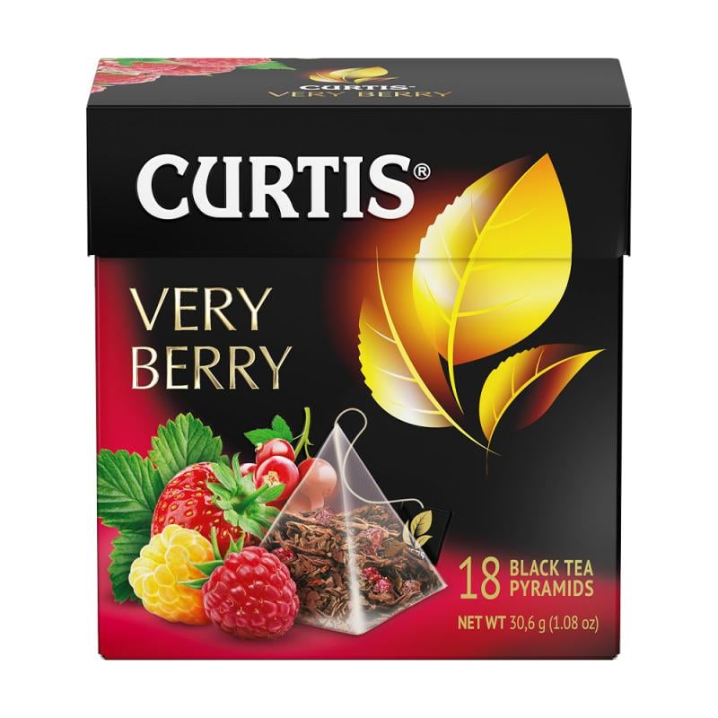 Чай черный "Very Berry", Curtis, 18 пакетиков