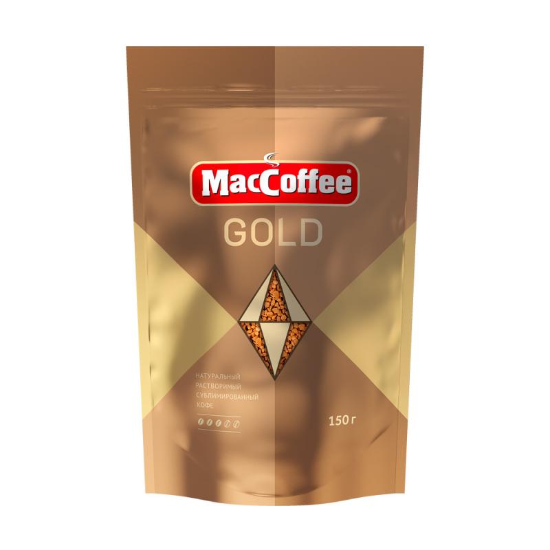 Кофе растворимый "Gold", MacCoffee, сублимированный, 150 г
