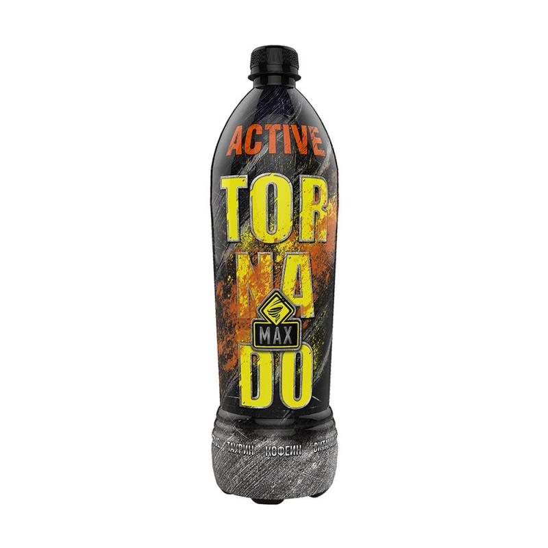 Напиток газированный безалкогольный "Max Active", Tornado, 1 л