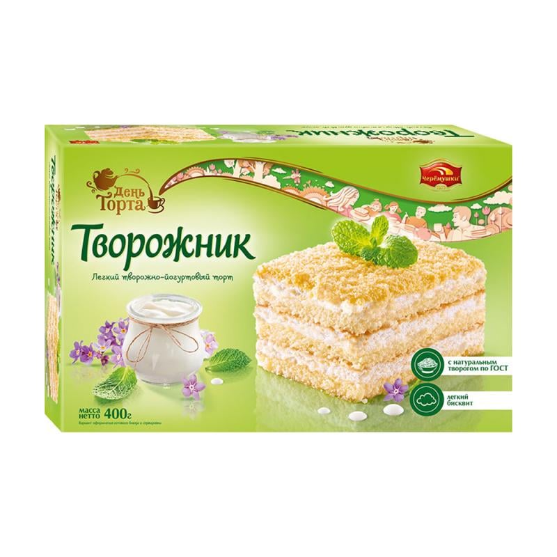 Торт творожно-йогуртовый "Творожник", 400 г