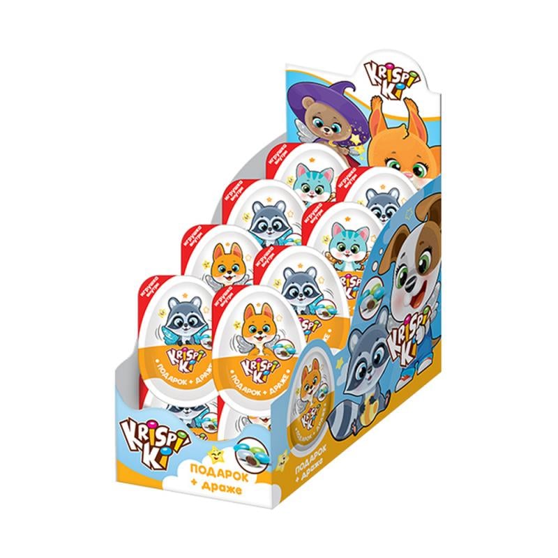 Десерт "KRISPI KI" с игрушкой, 20 г, в ассортименте