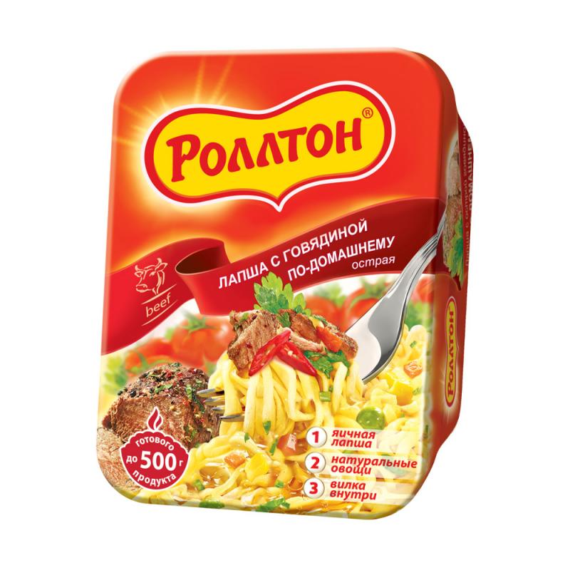 Лапша, Роллтон, 100 г, в ассортименте